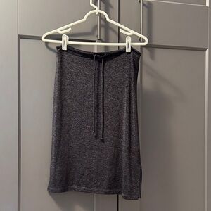 Charcoal Gray Women's Skirt 22” length